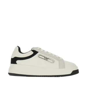 Outlet Eagle detail leather sneakers Sneakers