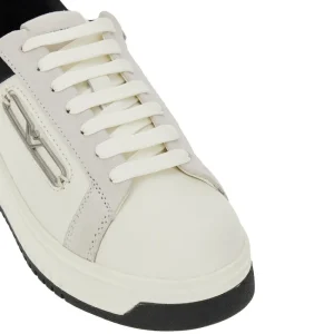 Outlet Eagle detail leather sneakers Sneakers