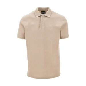 Outlet Eagle embroidery piquet polo shirt T-Shirts And Polo Shirts