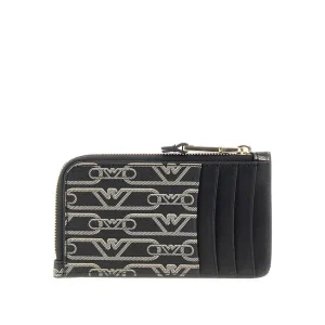 Clearance Eagle print coated fabric cardholder pouch Wallets And Small Leather Goods