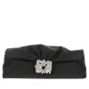 Sale Efflorescence' draped satin long pouch Shoulder Bags | Clutches