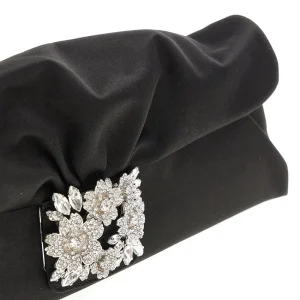 Sale Efflorescence' draped satin long pouch Shoulder Bags | Clutches