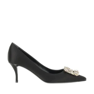 Clearance Efflorescence' satin pumps Heeled Shoes