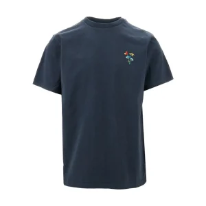 New Element' floral embroidery T-shirt T-Shirts And Polo Shirts