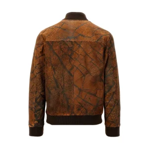 Hot Elephant brush leather bomber jacket Outerwear