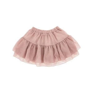 Best Embroidered cotton and tulle mini dress Kids Clothing