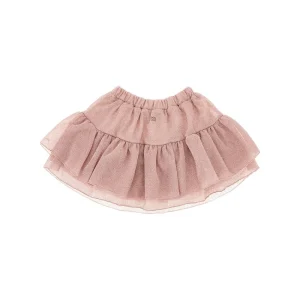 Best Embroidered cotton and tulle mini dress Kids Clothing