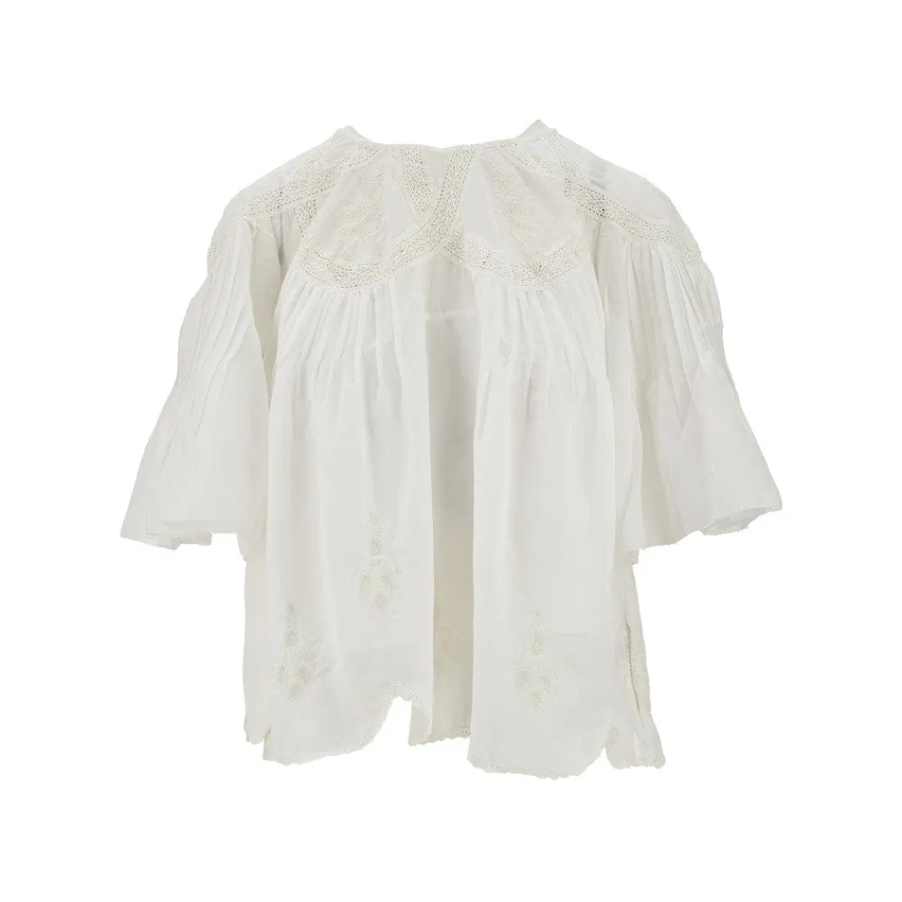 embroidered_cotton_blouse_0.webp Outlet Embroidered cotton blouse Shirts
