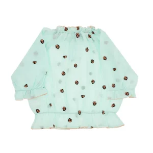Outlet Embroidered organic cotton blouse Kids Clothing