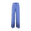 New Embroidered poplin palazzo pants Pants And Shorts