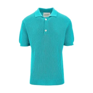 Discount English Rib knitted polo shirt Knitwear