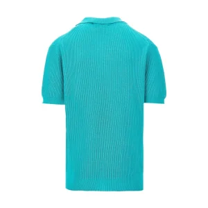 Discount English Rib knitted polo shirt Knitwear