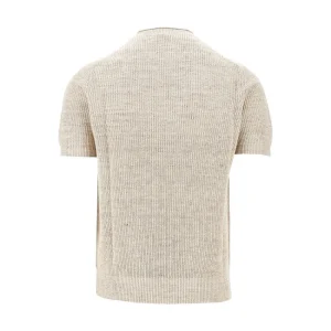 New English Rib knitted T-shirt Knitwear