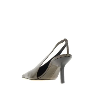 Clearance Evelina' nappa leather slingback pumps Heeled Shoes