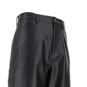 Fashion Faux leather 'Single Knee' pants Pants And Shorts