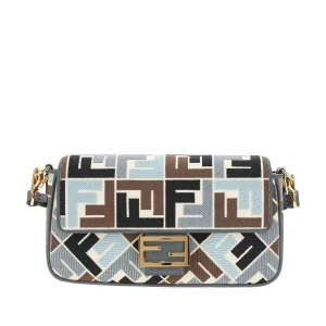 Hot FF canvas medium 'Baguette' bag Shoulder Bags