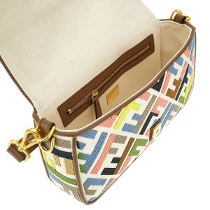 New FF canvas medium 'Baguette' bag Shoulder Bags