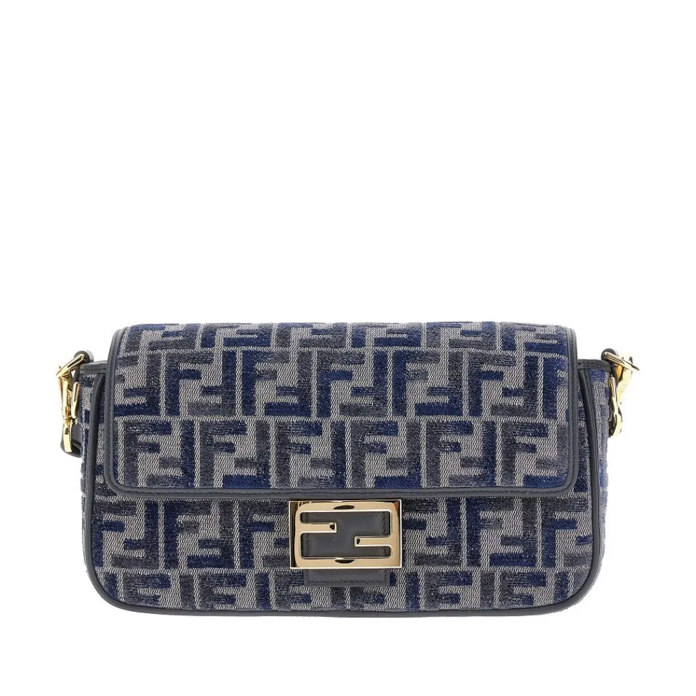 ff_chenille_baguette_bag_0.webp Sale FF chenille 'Baguette' bag Shoulder Bags