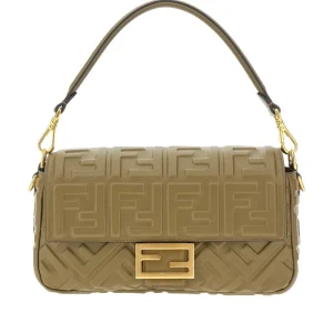 Fashion FF nappa leather 'Baguette' bag in Shoulder Bags
