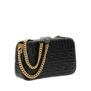 Discount FF nappa leather Baguette Chain Midi bag Shoulder Bags