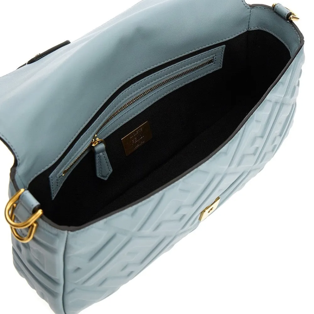ff_nappa_leather_baguette_2-2.webp Online FF nappa leather 'Baguette' bag in Shoulder Bags