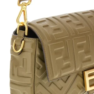 Fashion FF nappa leather 'Baguette' bag in Shoulder Bags