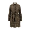 New FF silk mini shirt dress Dresses