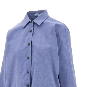 Sale Fil-à-fil shirt with malleable hem Shirts