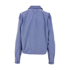 Sale Fil-à-fil shirt with malleable hem Shirts