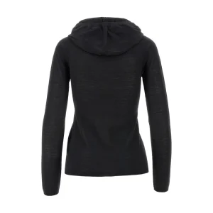 Outlet Fitted hooded sweater Knitwear