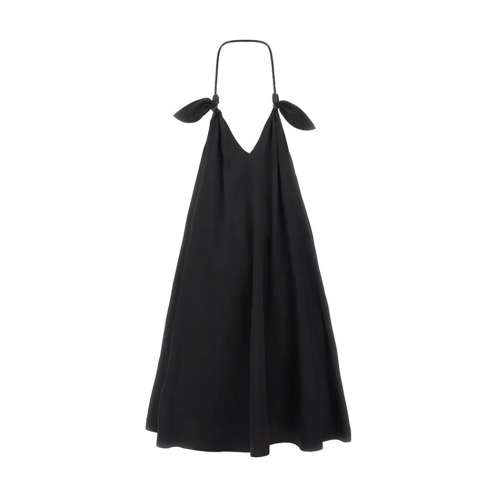 flamenco_mini_dress_with__0.webp Hot Flamenco' mini dress with leather stripe Dresses