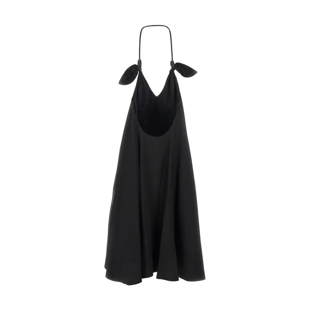 flamenco_mini_dress_with__2.webp Hot Flamenco' mini dress with leather stripe Dresses