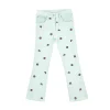 New Flared jeans with embroidered ladybugs Kids Clothing