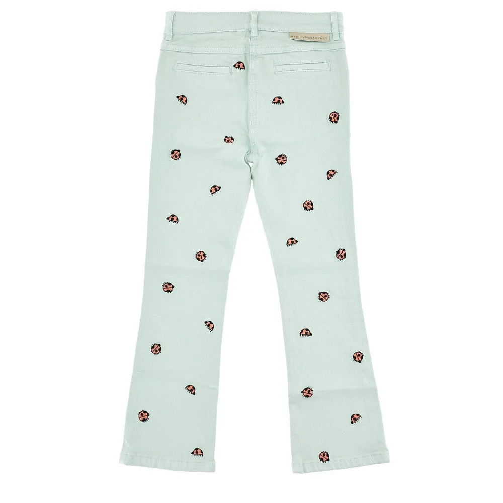 flared_jeans_with_embroid_1.webp New Flared jeans with embroidered ladybugs Kids Clothing