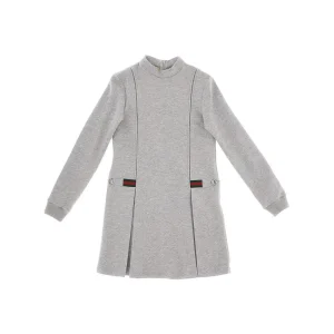 Clearance Fleece mini dress with Web details Kids Clothing