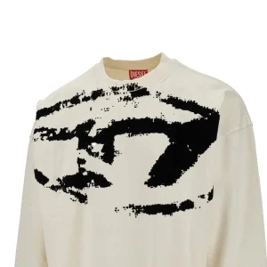New Flocked Oval D logo crewneck swetshirt Sweatshirts