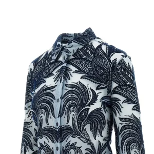 Sale Flocked Paisley tulle shirt Shirts