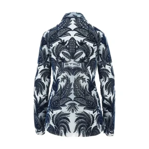 Sale Flocked Paisley tulle shirt Shirts