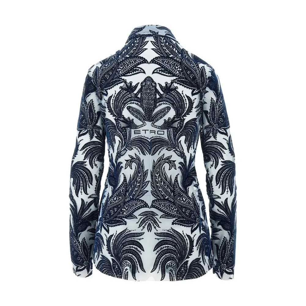 flocked_paisley_tulle_shi_2.webp Sale Flocked Paisley tulle shirt Shirts