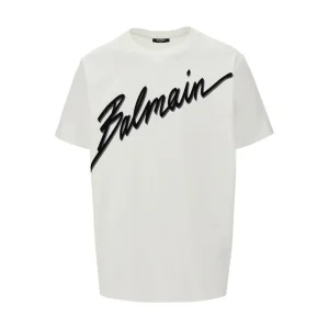 Clearance Flocked signature T-shirt T-Shirts And Polo Shirts