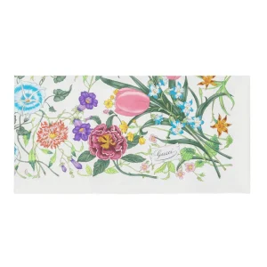 Outlet Flora print silk scarf Scarves
