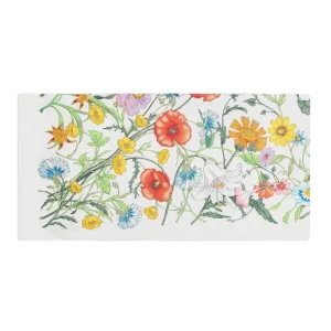 Outlet Flora print silk scarf Scarves