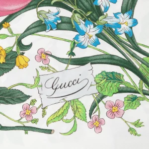 Outlet Flora print silk scarf Scarves