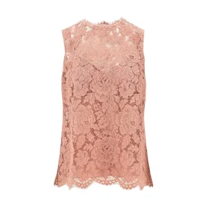 New Floral Cordonetto lace tank top Tops