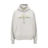 Outlet Floral embroidery mélange hoodie Sweatshirts