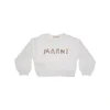 Outlet Floral logo print crewneck sweatshirt Kids Clothing