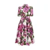 Discount Floral poplin midi shirt dress Dresses