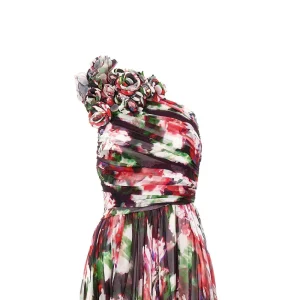 Hot Floral print georgette 'Jera' gown Dresses