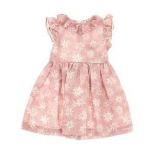 Sale Floral print linen mini dress Kids Clothing