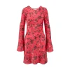 Hot Floral satin mini dress Dresses
